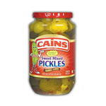 Cains Sweet Mixed Pickles - 22oz
