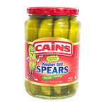 Cains Kosher Dill Spears - 24oz
